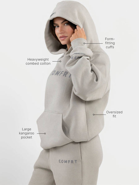 Tranquil Hoodie: Hot Pink