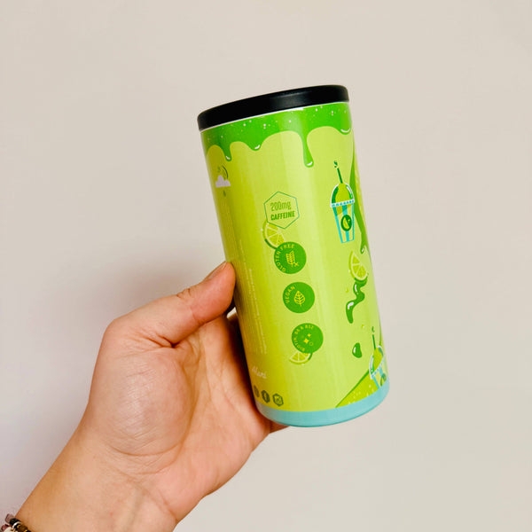 Slim Can Cooler, Lime Energy