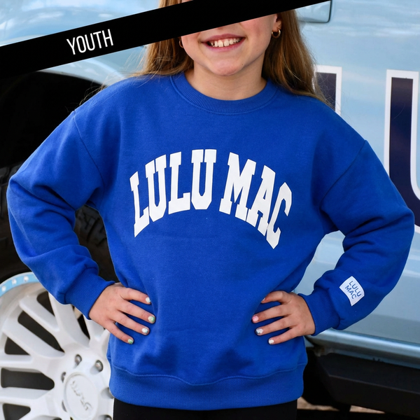 Lulu ROYAL WITH WHITE PUFF: