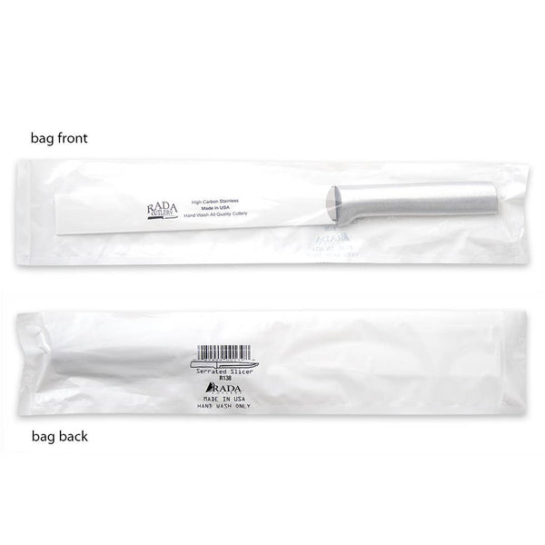Silver Serrated Slicer