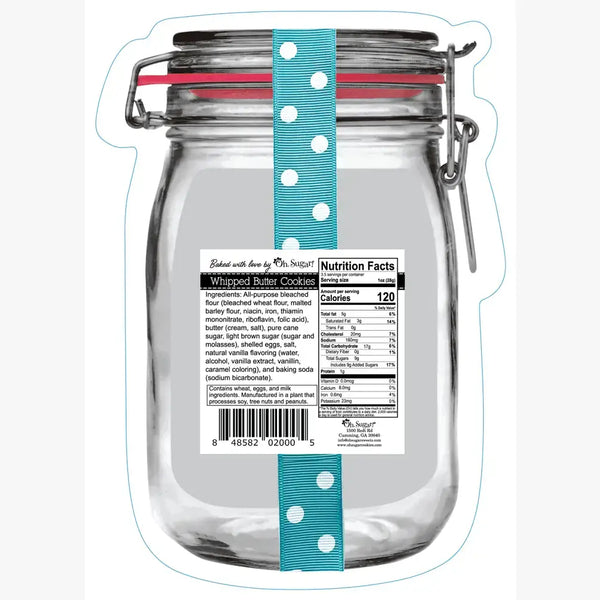 Cookie Mason Jar Pouches - Small