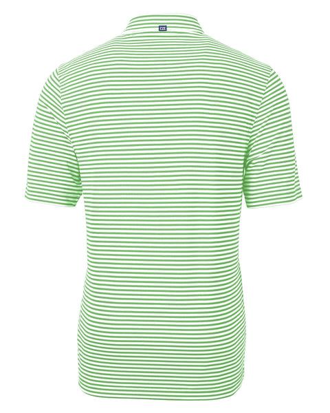 Cutter & Buck Virtue Eco Pique Stripe Recycled Men's Polo: Chutney