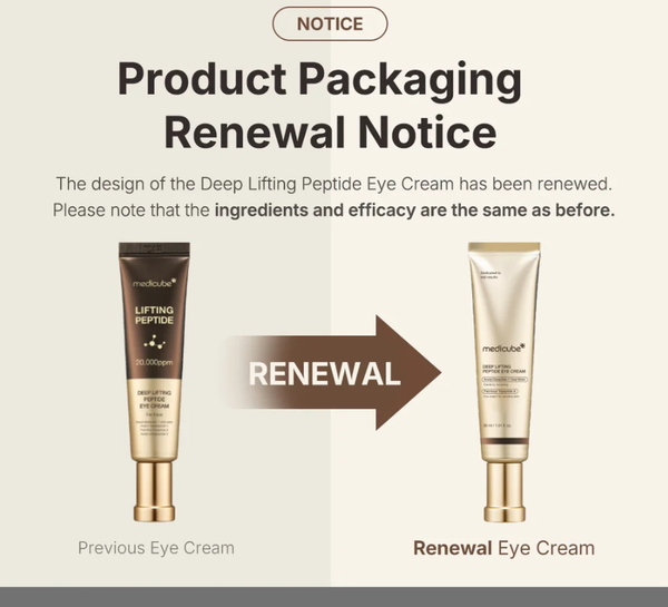 MEDICUBE Deep Lifting Peptide Eye Cream