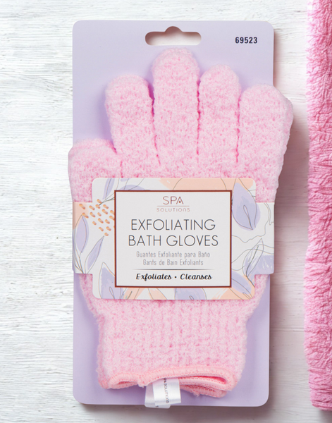 CALA Exfoliating Bath Gloves Shower : Blue