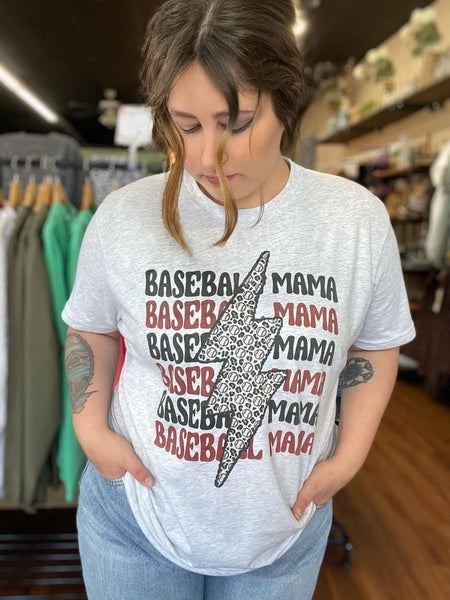 Sports Mama Bolt Tee: Softball