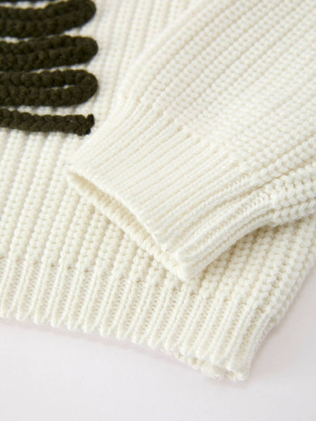 Winter Christmas Girls Pullover Sweater: