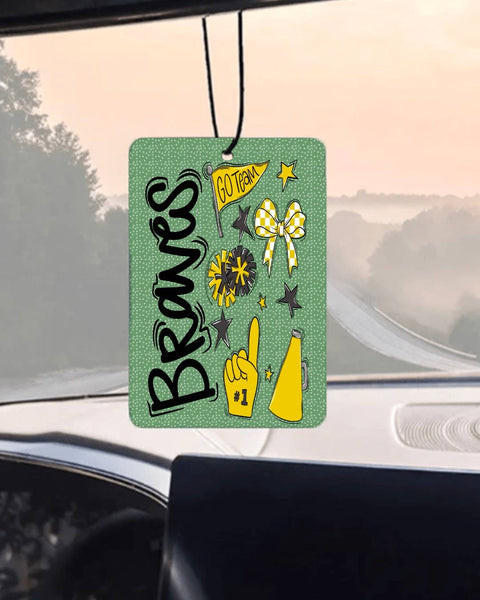 Razorback game day spirit car fresheners : Sandalwood