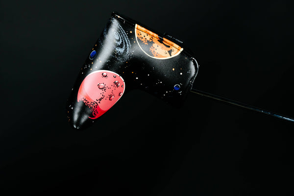 Moon Man Black Doublewide Blade Putter Limited Edition: Right Handed