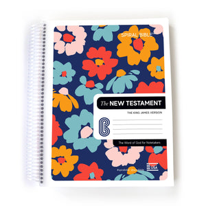 Spiral Bible™ - KJV New Testament - Floral