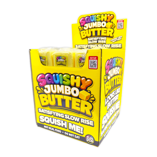 Fun Doh 10" JUMBO Butter Squish Slow Rise Toy