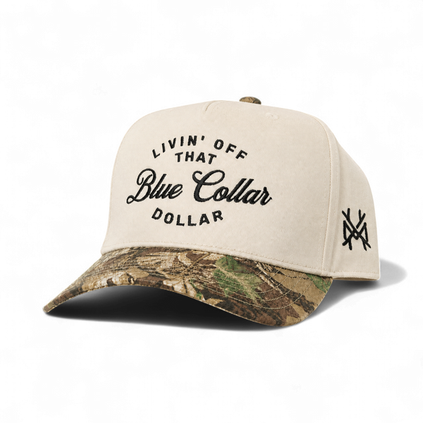 Blue Collar Dollar Trucker Hat: Grandpa Bottomland/Natural