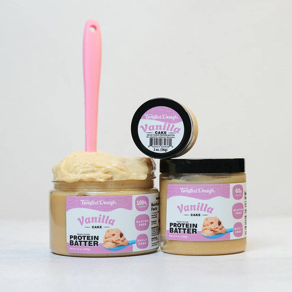 Vanilla Cake Protein Batter: KING Size Jar= 12oz