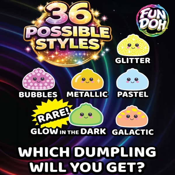 Fun Doh Mystery Dumpling Squishies - Ultra Rare Collection: