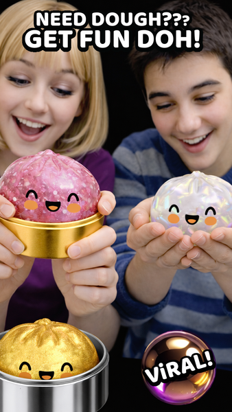 Fun Doh Mystery Dumpling Squishies - Ultra Rare Collection: