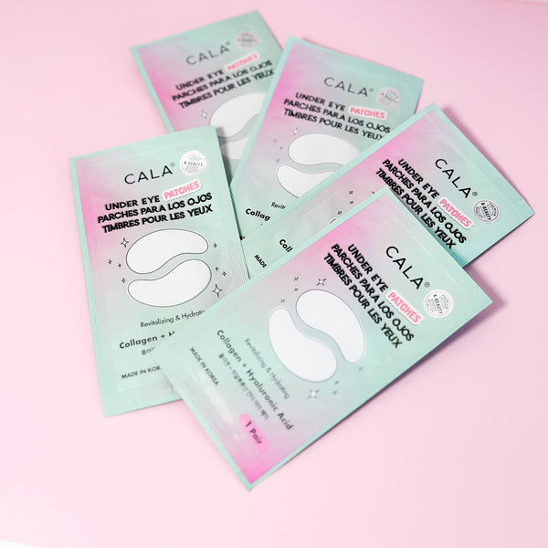 CALA Under Eye Patches Collagen Vitamin C (5 pairs/pack): Collagen & Hyaluronic Acid
