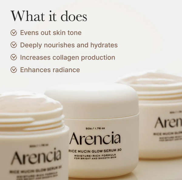 ARENCIA Rice Mucin Glow Serum