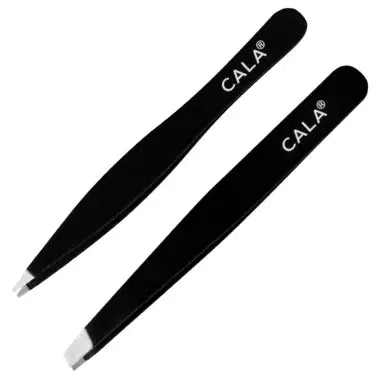CALA Soft Touch: Tweezer Duo Fine Point & Slanted Set: Mint