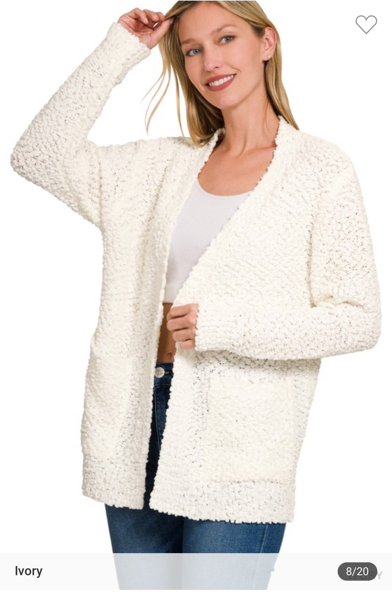 Popcorn cardigan