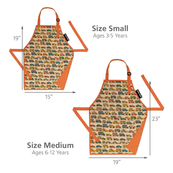 Little Helper Kids Apron, Washable Cotton/Poly - Traffic: SMALL