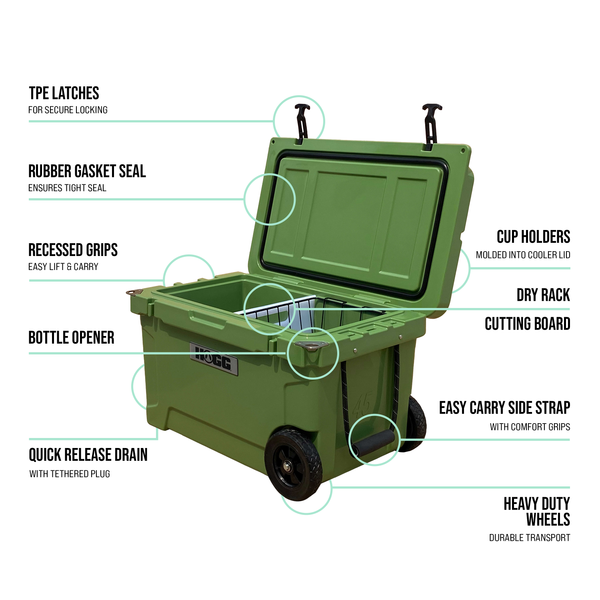 45QT COOLER: Lemon Cream