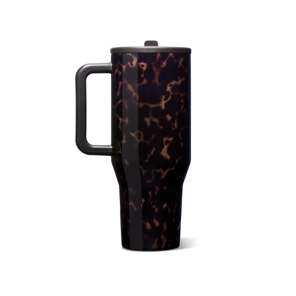 Mocha Tortoise HydroJug 40 oz Traveler Tumbler