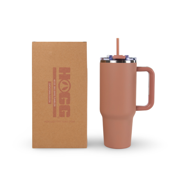 40oz POWDER COATED BIG SWIG TUMBLER: Spanish Sun