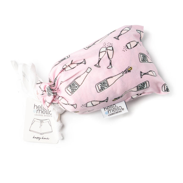 Hello Mello® Breakfast In Bed Lounge Shorts Open Stock: Large/XLarge / Feline Good