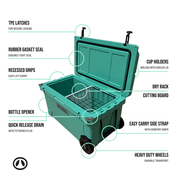 65QT COOLER: WATERCRESS