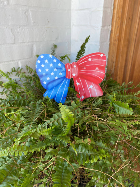 Red White and Blue BOW: Yard Sign