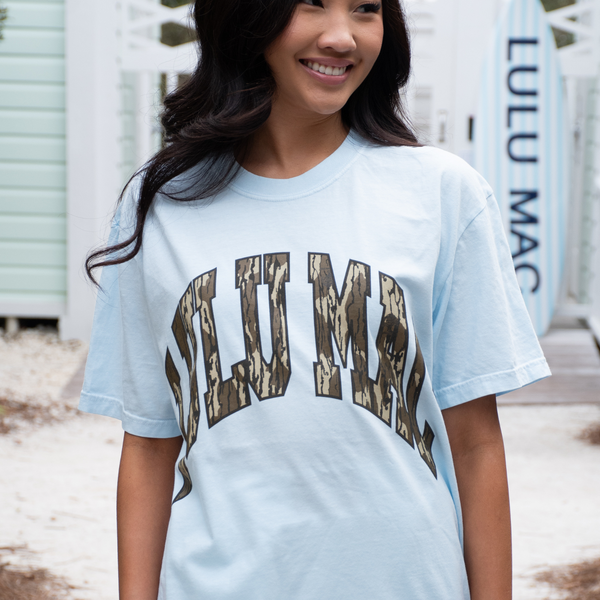 Mossy Oak Bottomland Adult Chambray Comfort Colors Mossy Oak Tee