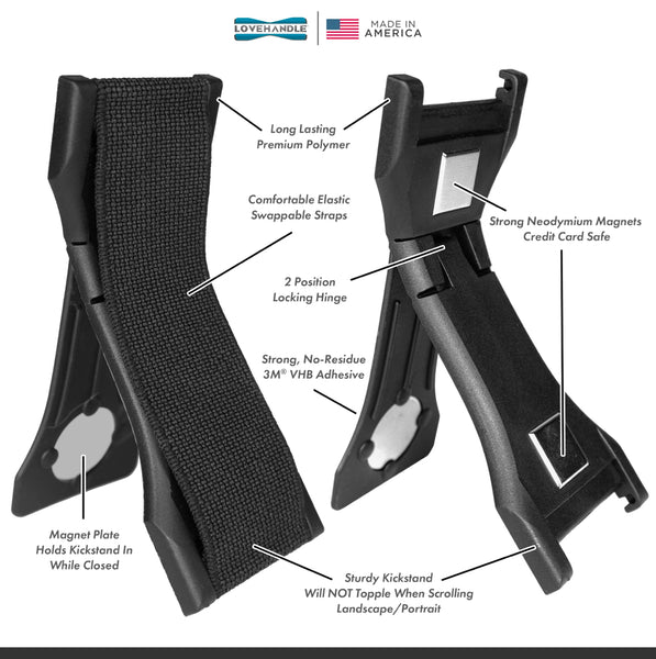 Lovehandle black elastic
