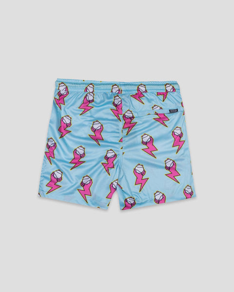 Electric Arms Diamond Air Mesh Shorts (Blue) - Youth: