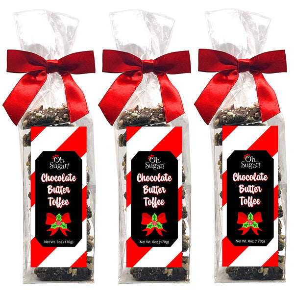 Holiday Christmas Chocolate Almond Butter Toffee-Pre-Pack