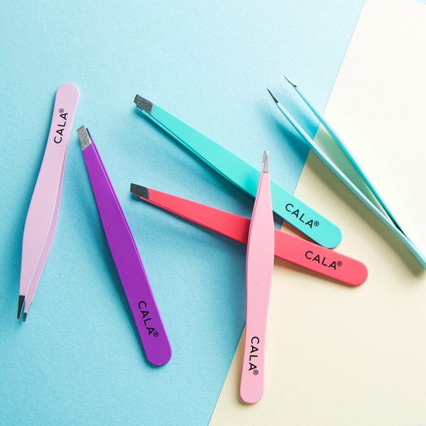 CALA Soft Touch: Tweezer Duo Fine Point & Slanted Set: Mint
