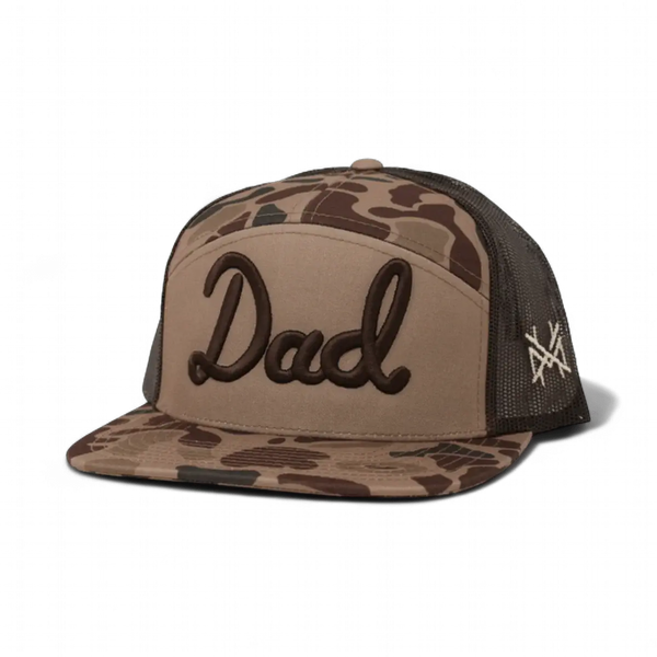 Dad Trucker Hat: Retro Bottomland/Natural