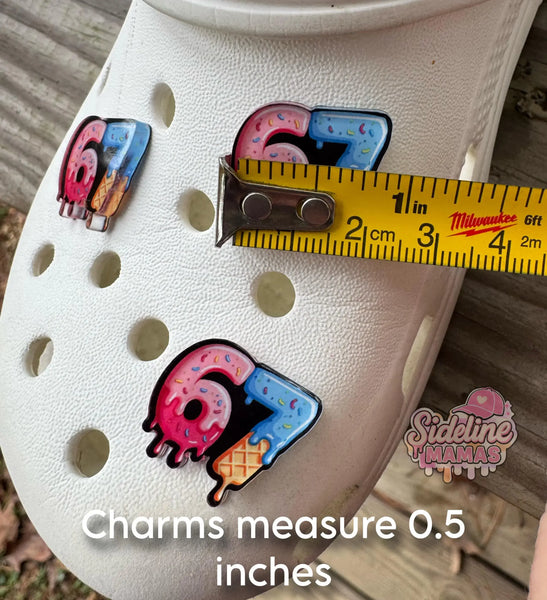 67 Trend Croc Charm| Clog Charms| Stocking Stuffer for Kids