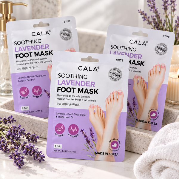 CALA Soothing Lavender Foot Mask: Lavender