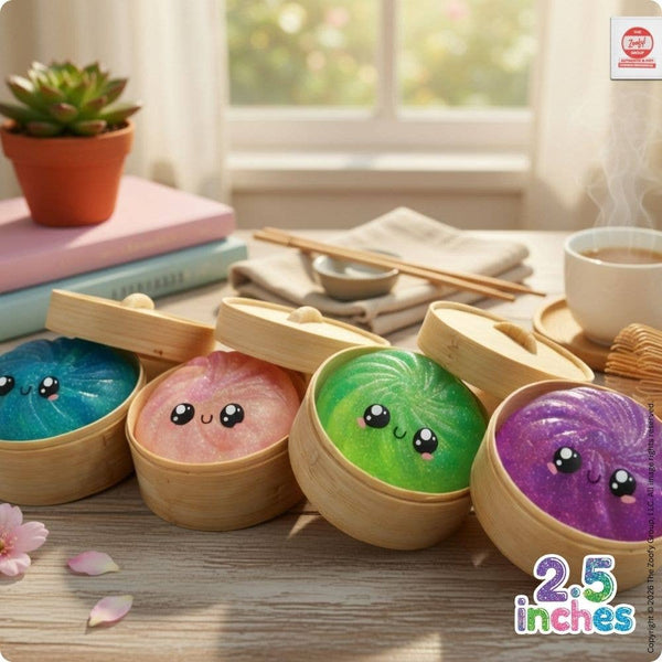 Mystery Glitter Dumpling Mini Squishies 2.5 inch