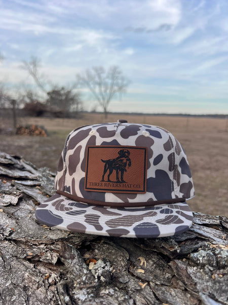KIDS - Duck Dog - Camo Rope Hat: Mossy Oak Bottomland