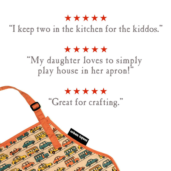 Little Helper Kids Apron, Washable Cotton/Poly - Traffic: SMALL