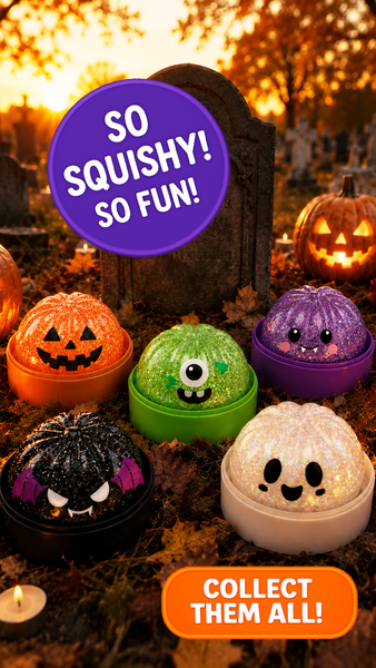 Fun Doh Spooky Mystery Dumpling Squishy Toy - 12/Display: