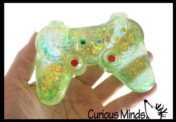 Large 4" Video Game Controller Shaped Ball -Thick Glue/Gel