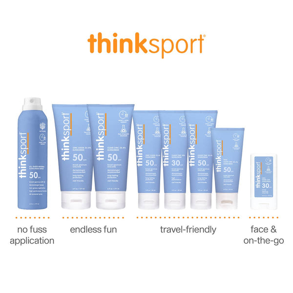 Think Sport SPF 50 All Sheer Mineral Sunscreen Spray