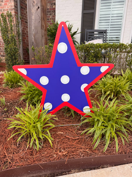 All-American Star Trio- Blue Dot 