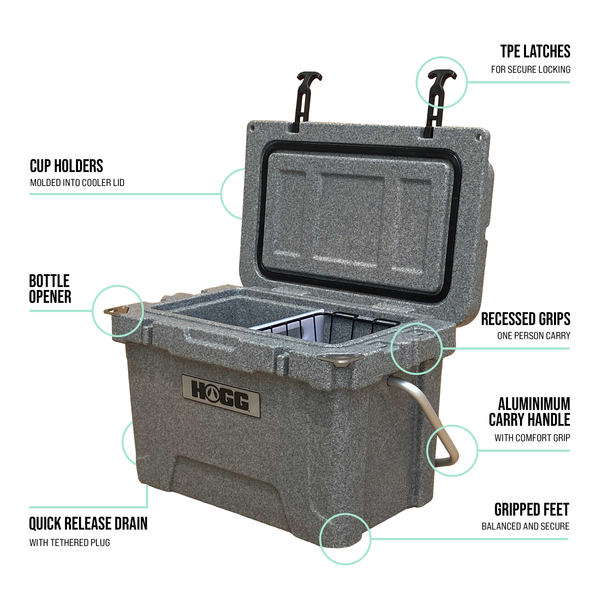 20QT COOLER: HARVEST RED