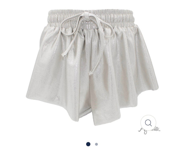 Shimmer butterfly shorts