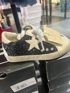 Shu shop Paula black glitter toddler