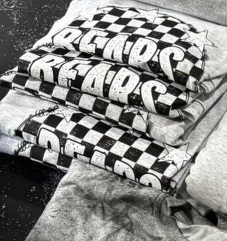 All star checkered mascot tee bears