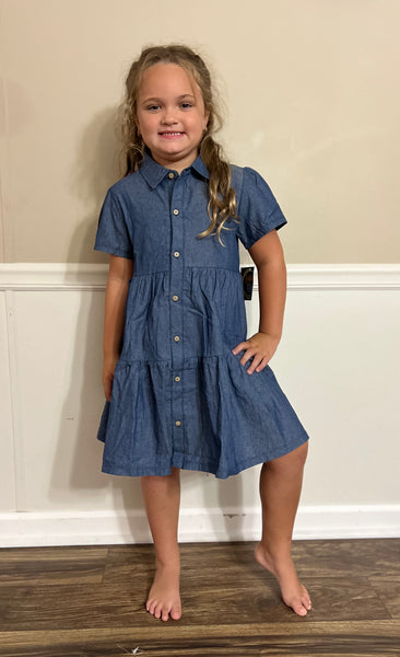 Emma Jean denim layered dress