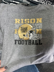 Rison wildcats football helmet 221